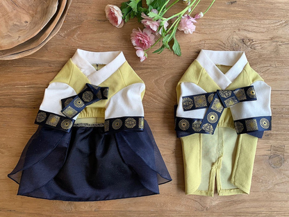 Korean Hanbok for Dogs - Traditional Pet Outfit