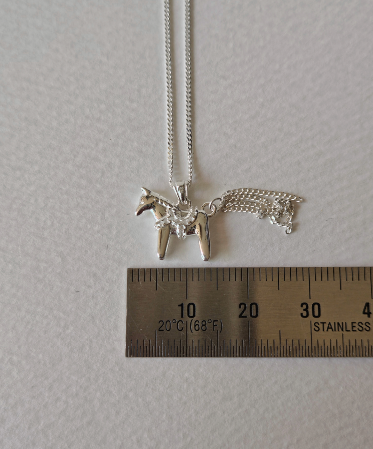 2026 Year of the Horse Lucky Necklace | 925 Silver Celestial Horse Pendant 40+5cm