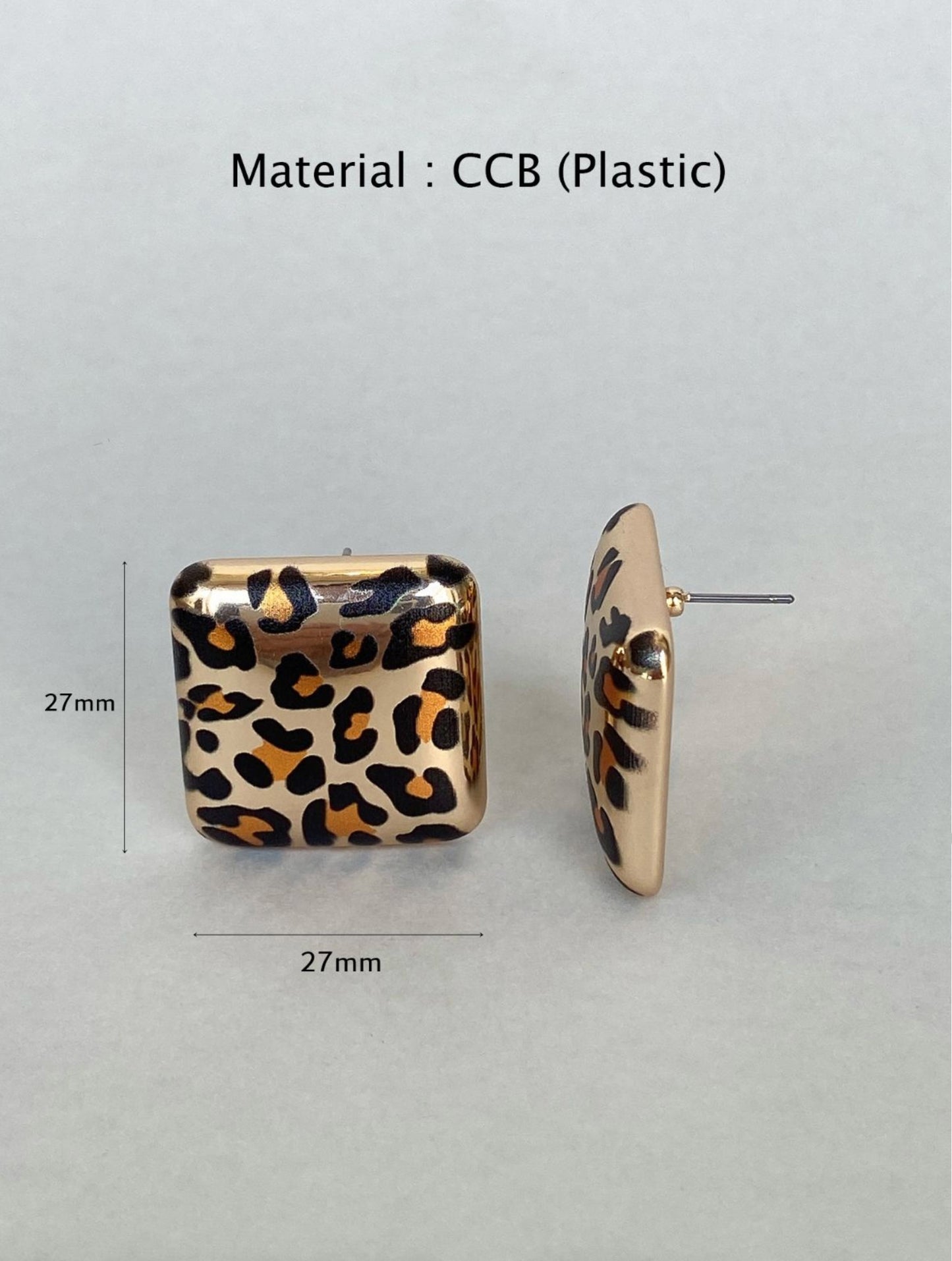 Lightweight Leopard Bold Statement Earrings 3 Styles CCB