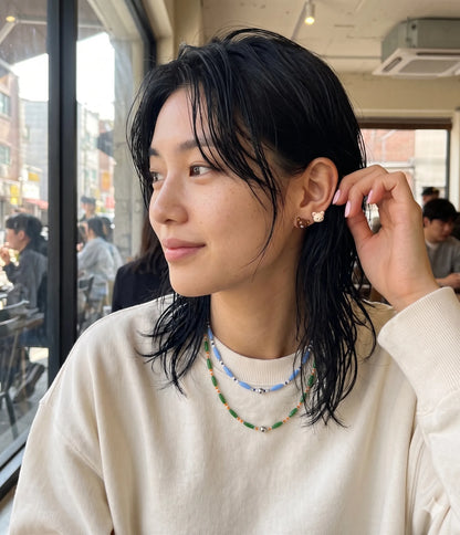 Rilakkuma Inspired Mismatched Bear Studs | Handmade in Korea