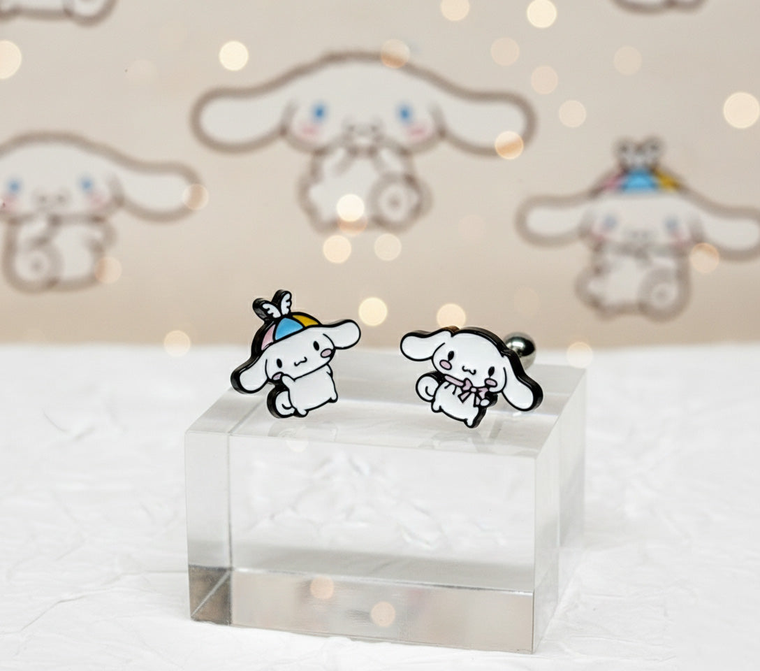Cinnamoroll Barbell Ball Earring  | Handmade in Korea