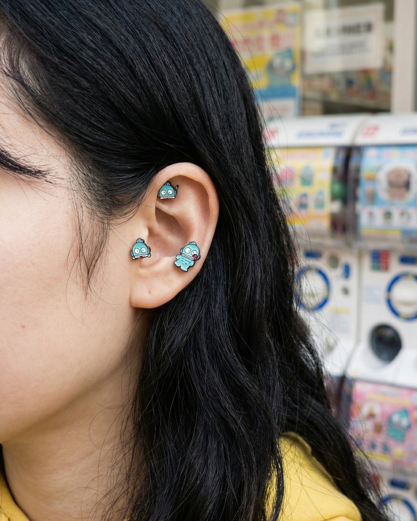 Sanrio Hangyodon Barbell Stud | K-Kawaii Piercing