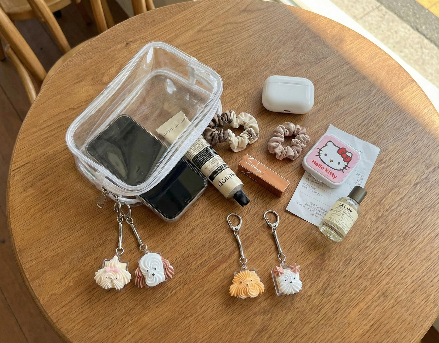 Meringue Dog Keycap Keychain - 4 Breeds | Korean Handmade