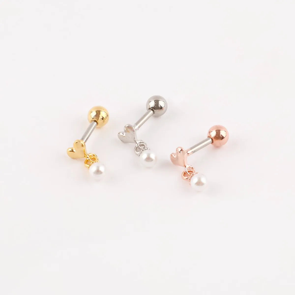 Heart Pearl Drop Stud — K-Fine Jewelry | 8ttitto8