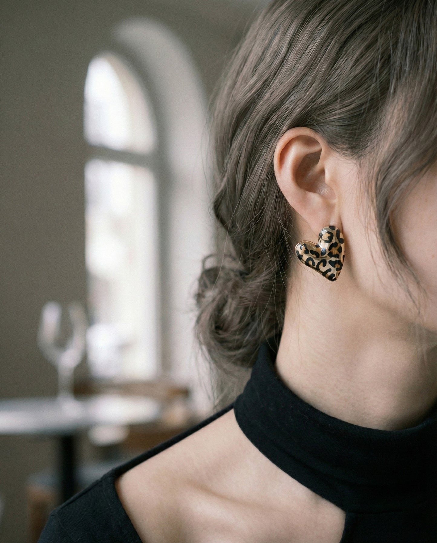 Lightweight Leopard Bold Statement Earrings 3 Styles CCB