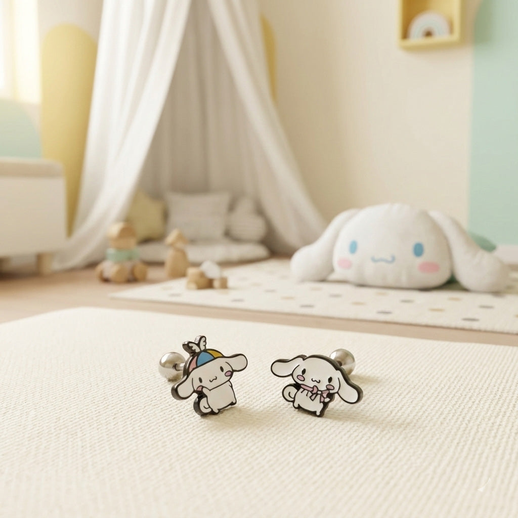 Cinnamoroll Barbell Ball Earring  | Handmade in Korea
