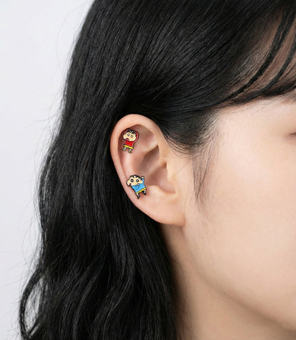 Shin-chan Character Earrings - Surgical Steel (12 Designs)