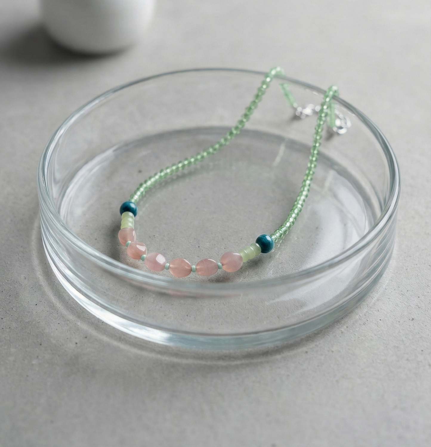 Colorful Beaded Choker Necklace - Y2K Summer Aesthetic Jewelry (5 Colors)