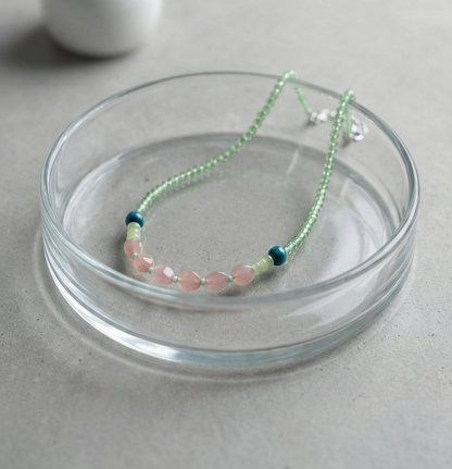Colorful Beaded Choker Necklace - Y2K Summer Aesthetic Jewelry (5 Colors)