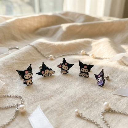 Sanrio Kuromi Enamel Stud Earrings - Surgical Steel 5 Designs