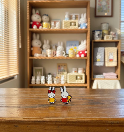 Premium Miffy (Nijntje) Enamel Piercing - Surgical Steel Cartilage Helix Conch Stud