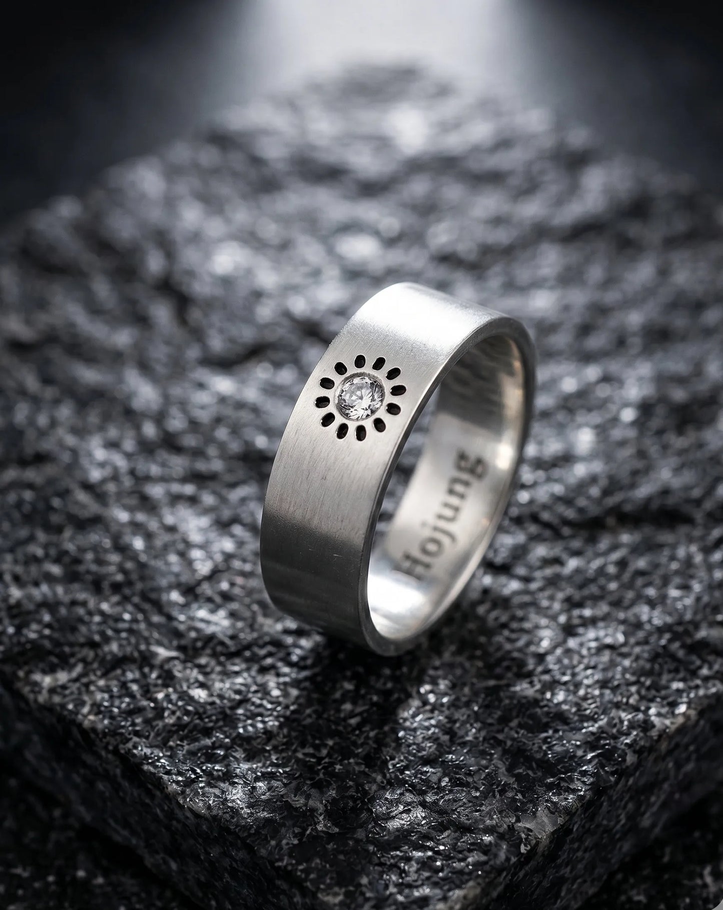 Sun & Moon Promise Ring — 925 Silver | Matching Set