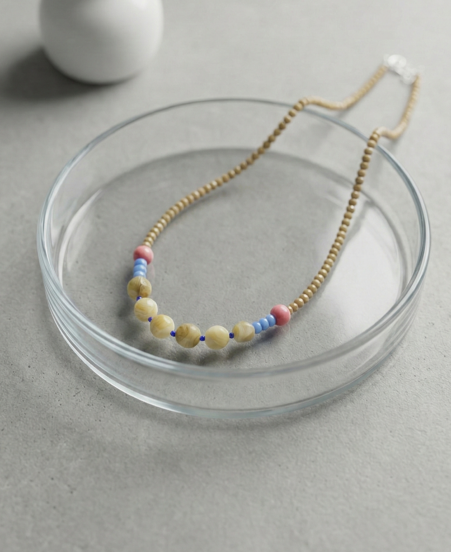 Colorful Beaded Choker Necklace - Y2K Summer Aesthetic Jewelry (5 Colors)