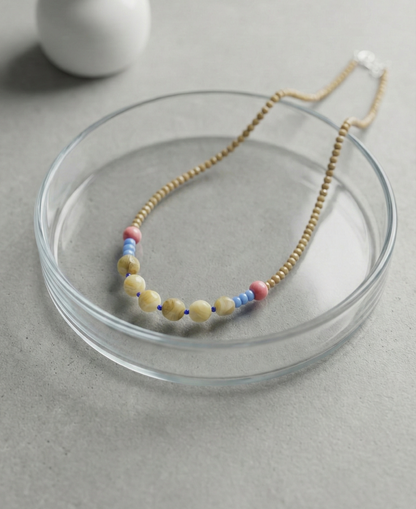 Colorful Beaded Choker Necklace - Y2K Summer Aesthetic Jewelry (5 Colors)