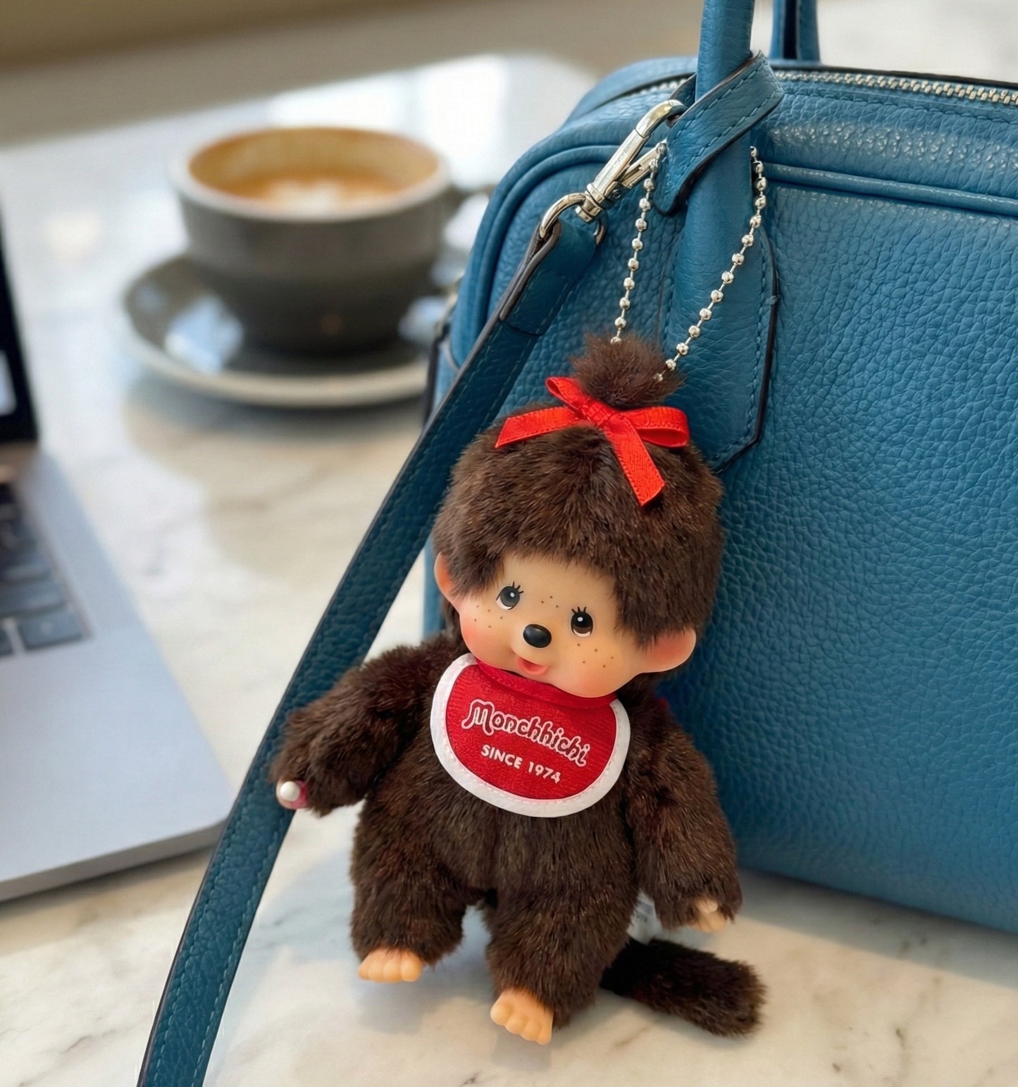 Monchhichi Plush Keychain Bag Charm – Vintage Y2K Kawaii Doll (Boy & Girl Options)