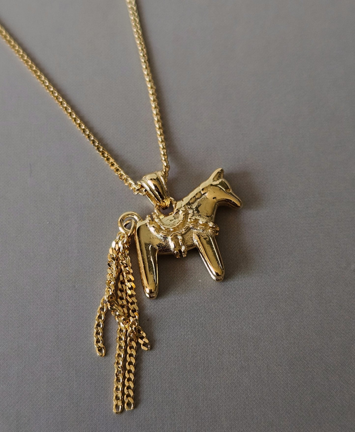 2026 Year of the Horse Lucky Necklace | 925 Silver Celestial Horse Pendant 40+5cm