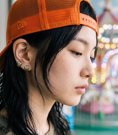 Keroppi Enamel Studs — K-Style Ear Stack