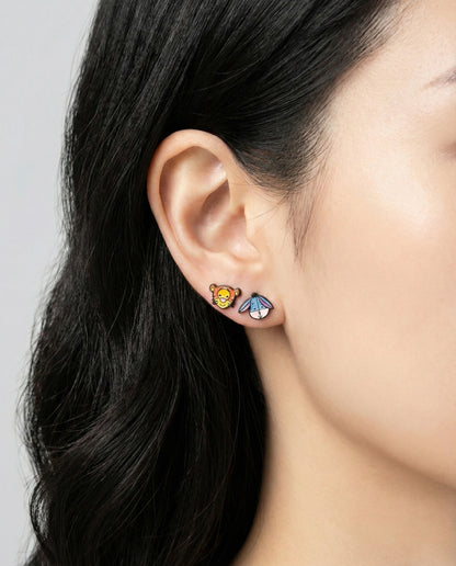 Disney Winnie the Pooh & Friends 4-Piece Stud Earring Set | 925 Silver Post Handmade