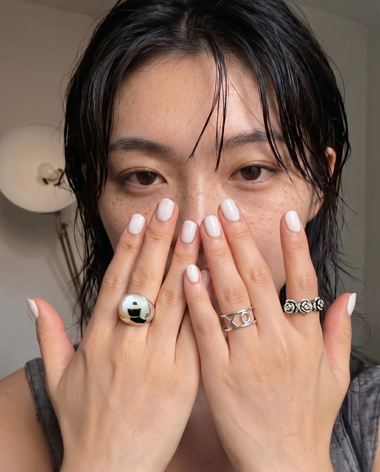 e 925 Sterling Silver Bold Dome Ring — Hollow Chunky Statement Ring, Custom Fit