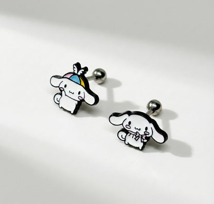 Cinnamoroll Barbell Ball Earring  | Handmade in Korea