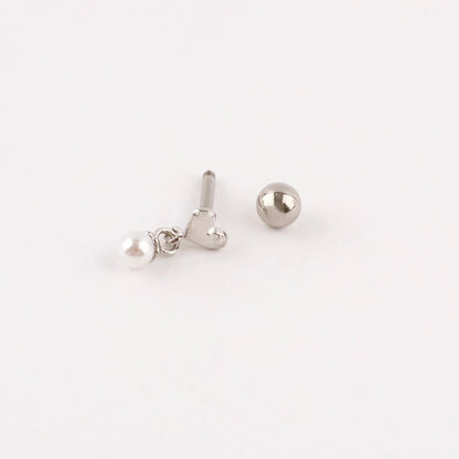 Heart Pearl Drop Stud — K-Fine Jewelry | 8ttitto8