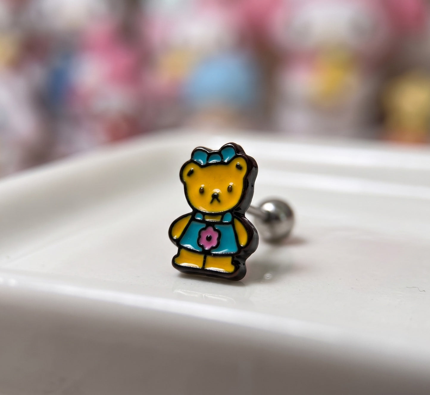Hello Kitty & Rilakkuma Surgical Steel Piercing | K-Jewelry