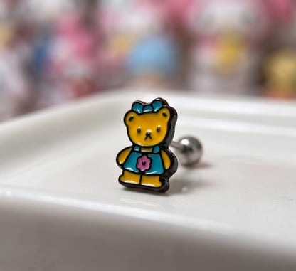 Hello Kitty & Rilakkuma Surgical Steel Piercing | K-Jewelry