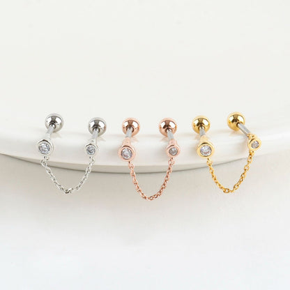 Cubic_zirconia_double_barbell_chain_earrings_in_silver_rose_gold_and_gold