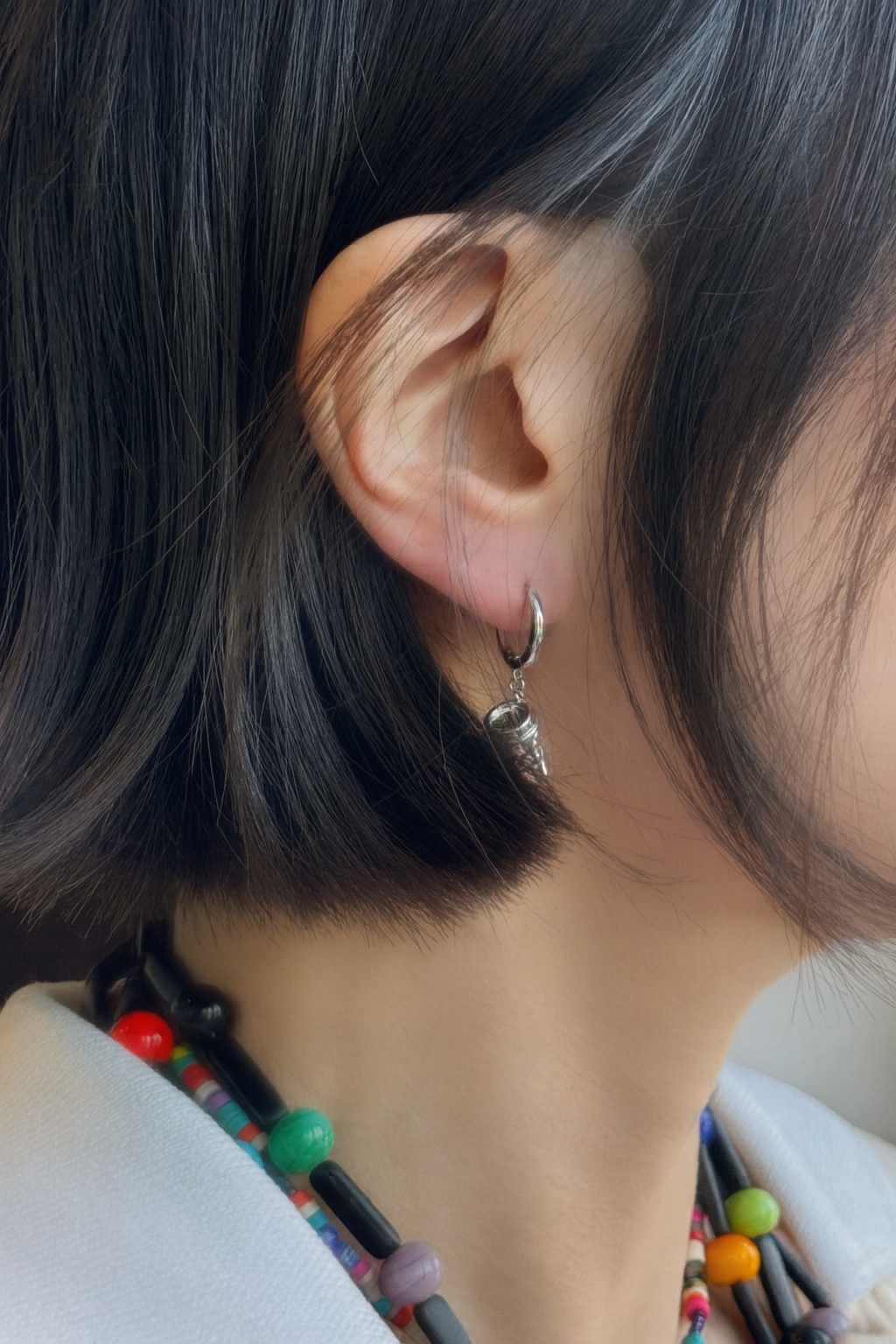 ☕ Coffee Bean & To-Go Cup Mismatch Earrings – Kawaii Food Jewelry | 8TTITTO8