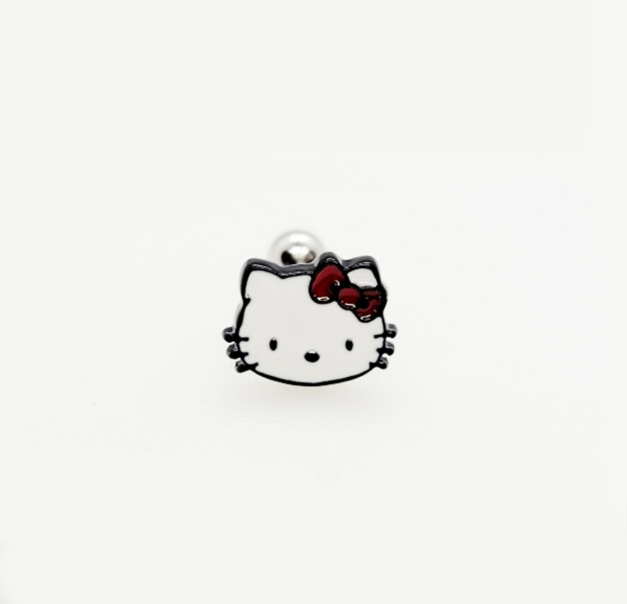 Hello Kitty Barbell Stud Earrings | Surgical Steel Sanrio Piercing