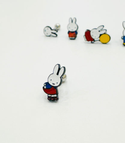 Miffy-Inspired Bunny Balloon Barbell | Kawaii Inner Conch Piercing | Made in Korea