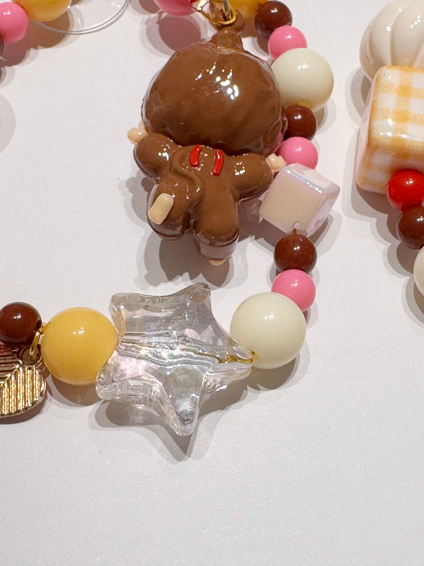 Monchhichi Inspired Beaded Keychain | Handmade Kawaii Charm | Made in Korea