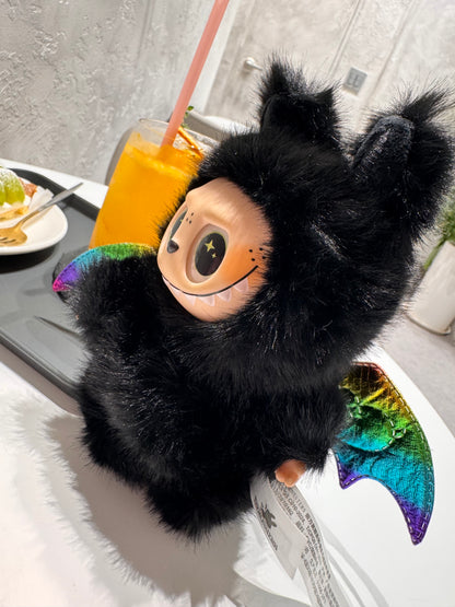 La Bubu-Inspired Monster Keychain, Zimomo Plush Bag Charm,Cute LaBubu doll