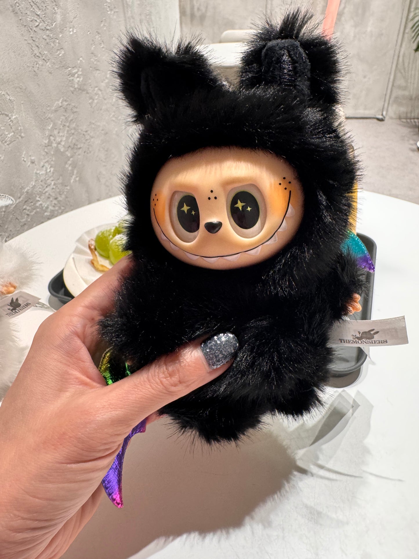 La Bubu-Inspired Monster Keychain, Zimomo Plush Bag Charm,Cute LaBubu doll