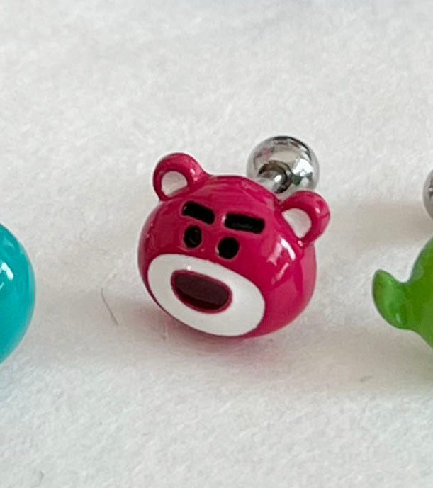 Tsum Tsum Inspired Surgical Steel Cartilage Earrings Handmade Disney Character