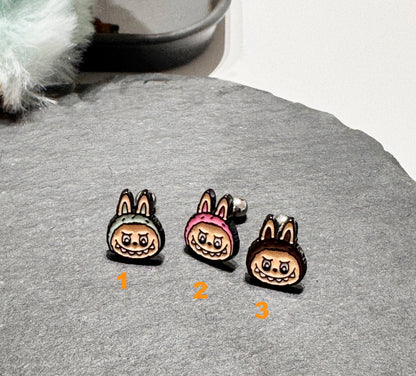 Labubu Bunny Barbell Cartilage Earring - Surgical Steel