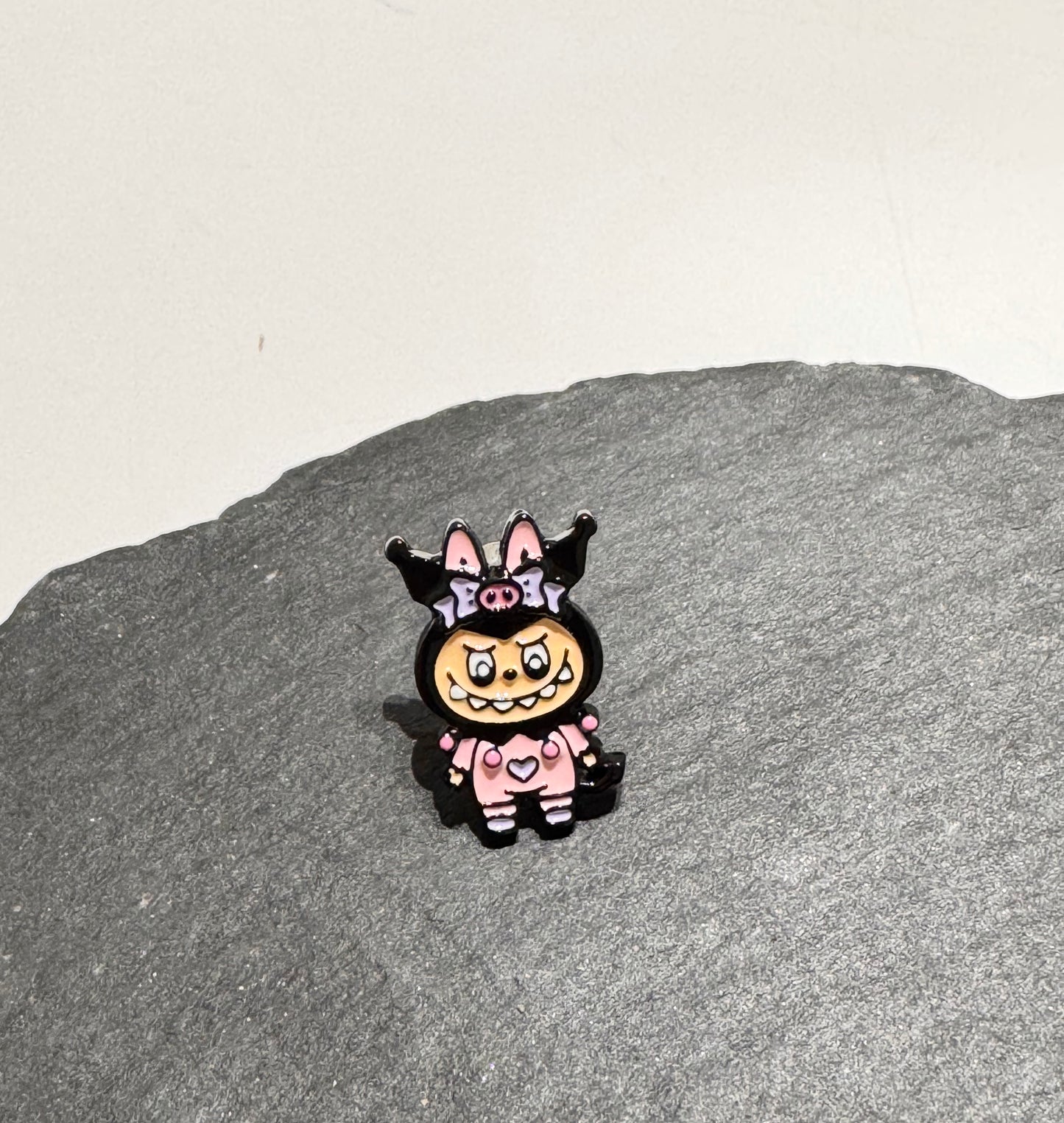 Labubu-Inspired Bunny Barbell Earring Custom Handmade Costume Series
