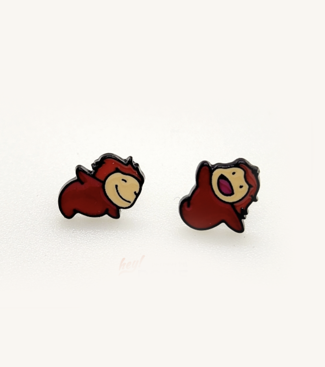 Ponyo Earring Set - Studio Ghibli Inspired Jewelry, 925 Silver