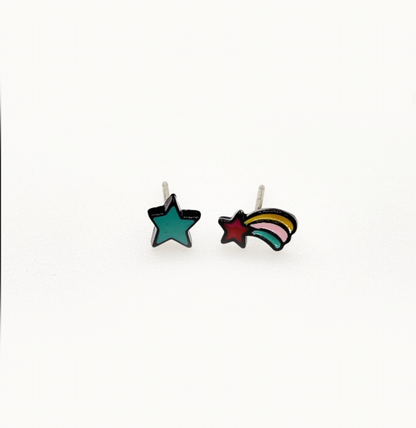 Ponyo Earring Set - Studio Ghibli Inspired Jewelry, 925 Silver