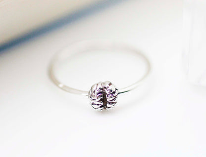 925 Sterling Silver Anatomical Brain Ring – Neuron Ring, Einstein Inspired Science Jewelry
