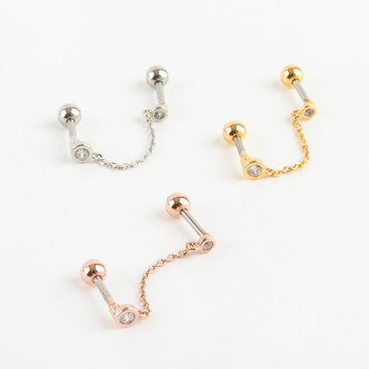 Surgical_steel_double_barbell_earring_with_long_chain_and_CZ_stones