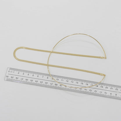 Layered Snake Chain Choker – Minimalist Brass Necklace | 8TTITTO8