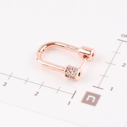 Mini Pavé Huggie Hoop Earrings (3 Colors)