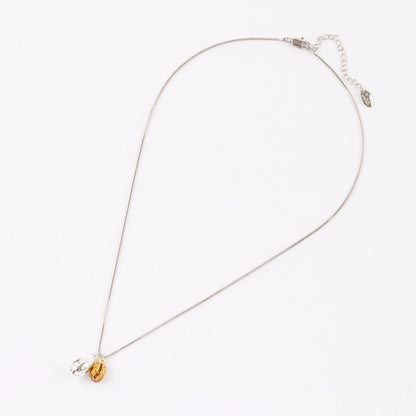 Coffee Bean Pendant Necklace - Barista Inspired Jewelry