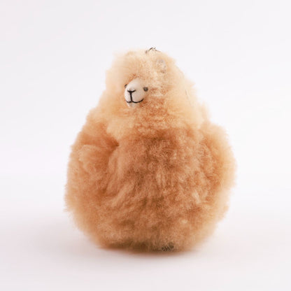 Handmade Real Alpaca Fur Keychain from Peru - 5 Colors Bag Charm