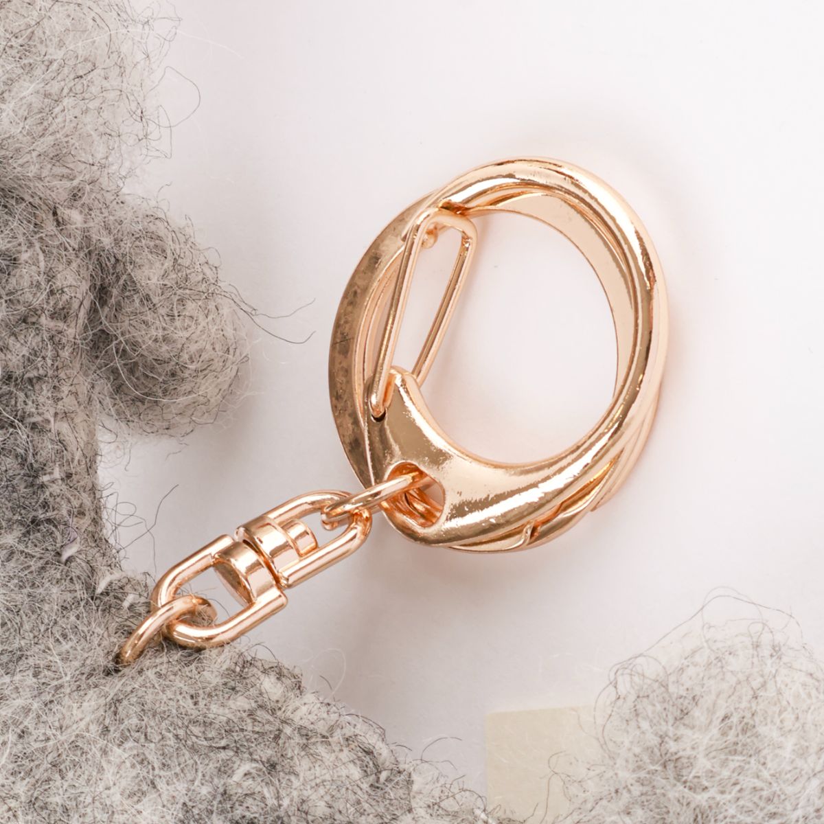 Handmade Needle Felted Wool Poodle Keychain - Cute Dog Bag Charm from Nepal (4 Colors)