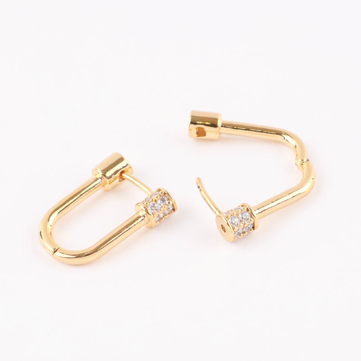 Mini Pavé Huggie Hoop Earrings (3 Colors)