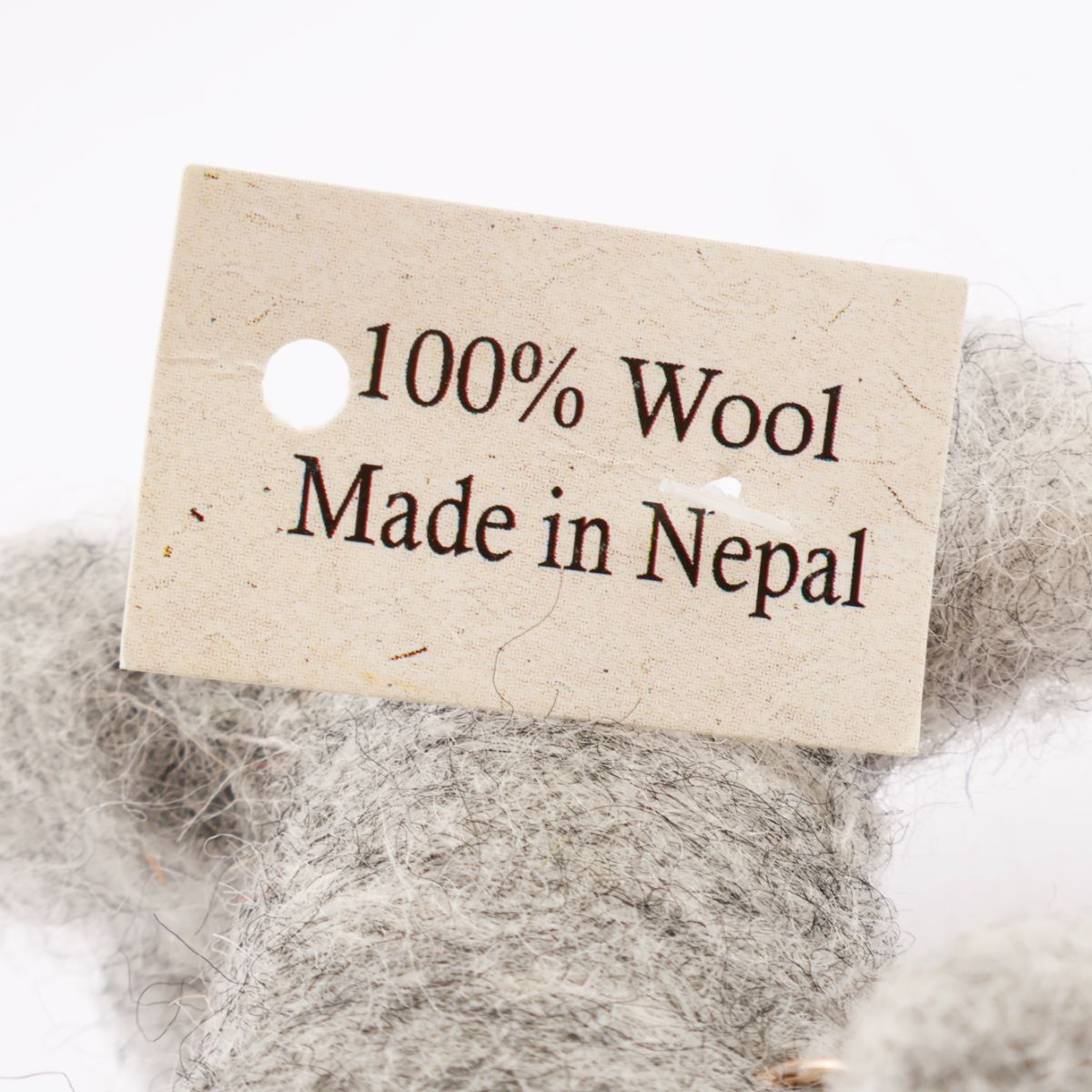 Handmade Needle Felted Wool Poodle Keychain - Cute Dog Bag Charm from Nepal (4 Colors)