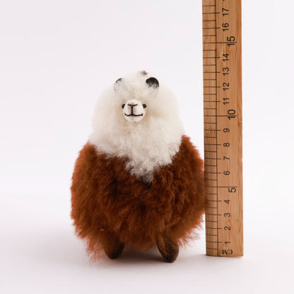 Handmade Real Alpaca Fur Keychain from Peru - 5 Colors Bag Charm