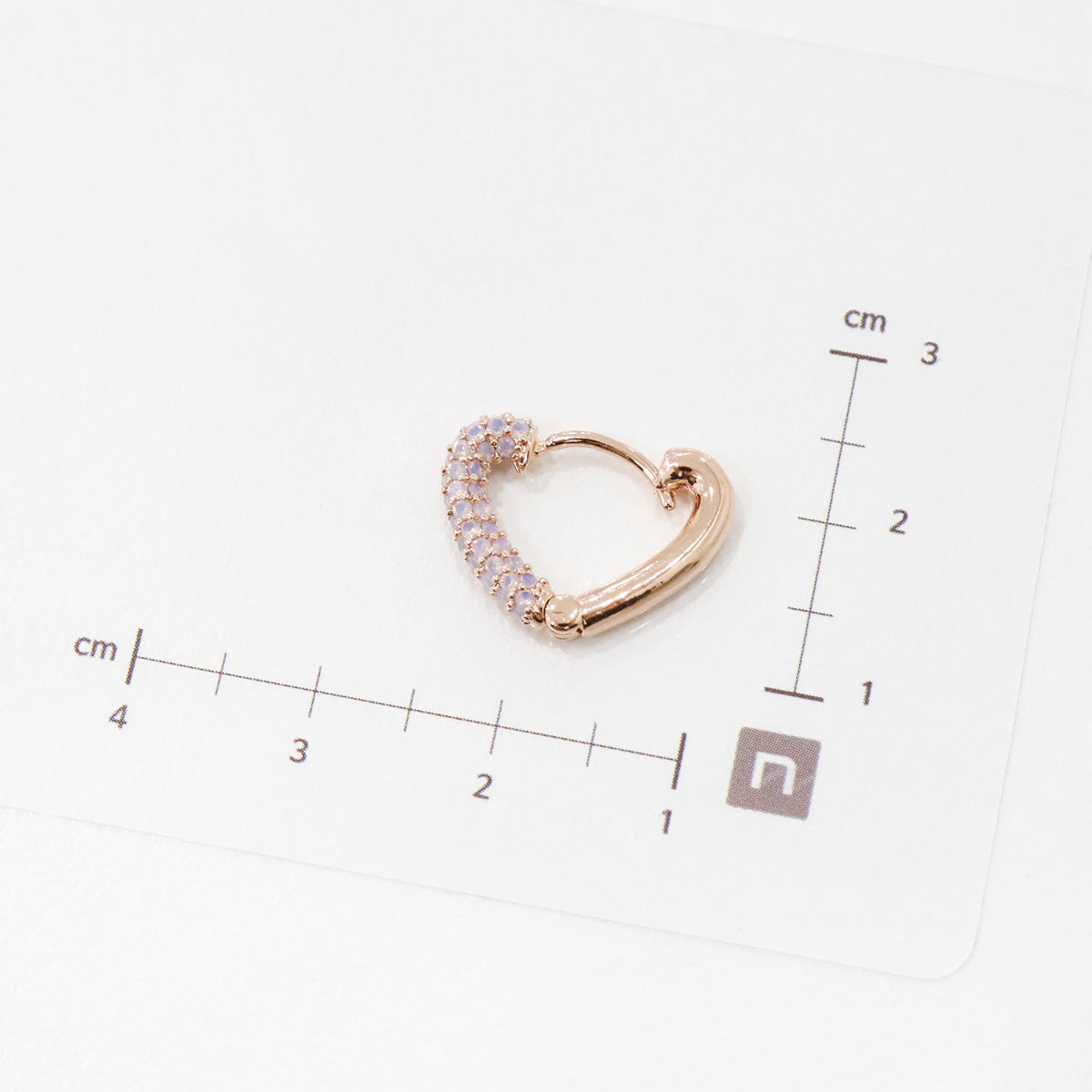 Sparkly Pavé Heart Huggie Hoop Earrings - 7 Colors CZ Cubic Zirconia | 14K Gold Plated Sterling Silver Posts